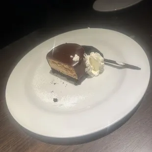 Chocolate Peanut Butter Mousse Cake