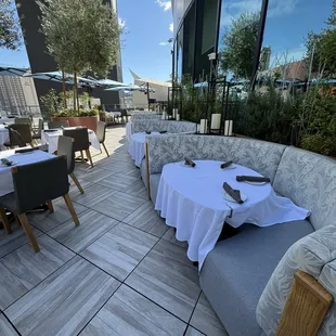 Outside seating