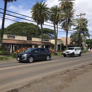 Store sign from across Kamehameha