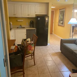 Living area/kitchenette
