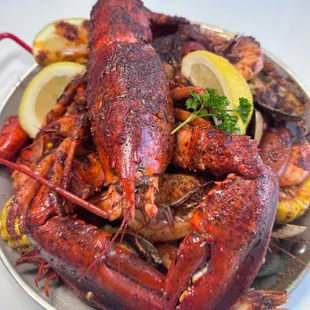 food, oysters and mussels