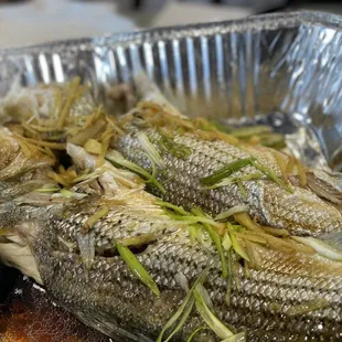 Fried Fish Sea Bass