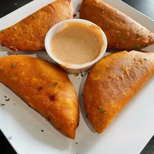 Shrimp Empanadas with Mozzarella Cheese
