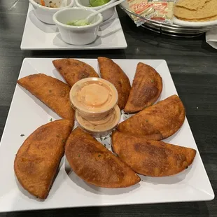 Shrimp Empanadas with Mozzarella Cheese