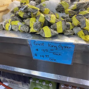 a pile of oysters