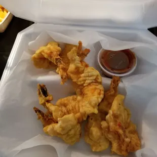 Appetizer butterfly shrimp