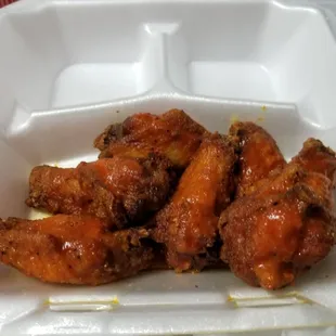 Spicy lemon pepper wings