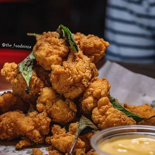 Popcorn Basil Chicken