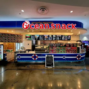 the inside of a restaurant