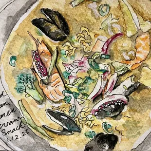 oysters and mussels, interior