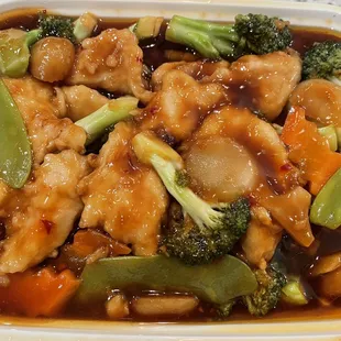 Chicken with garlic sauce. This was my second favorite!!