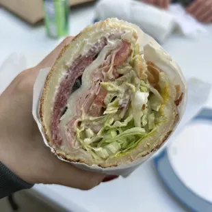 Mortadella sando