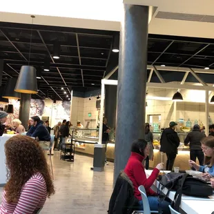 Comedor de la cafetería del Smithsonian de Historia Natural