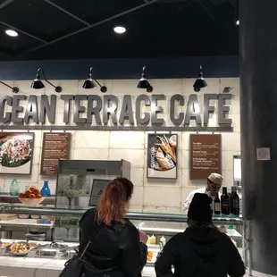 Menú al fondo