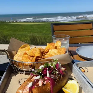 Lobster Roll with Housemade Chips