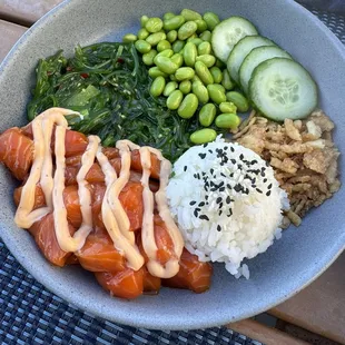 King Salmon Poke Bowl