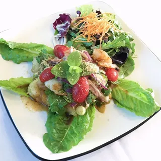 Seafood Eggplant Salad