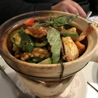 Seafood in Clay Pot