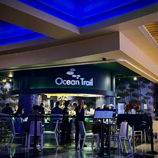 the interior of a restaurant