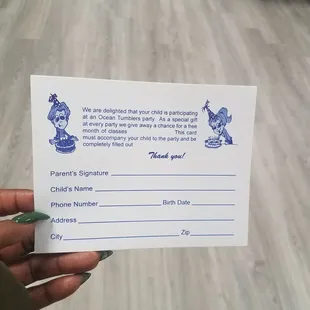 Out of 12 children my daughter was chosen! Free classes here we come!