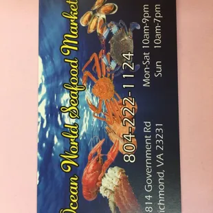 Ocean World Seafood