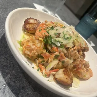 Seafood pasta