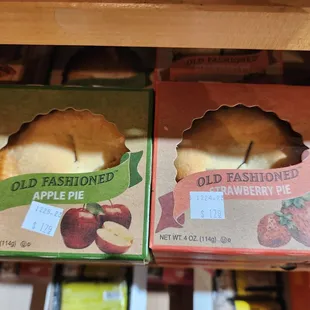 two boxes of old fashioned apple pies