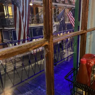 Nice and cozy table with a great view!