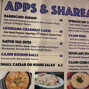 App menu