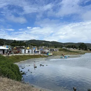 View when your walking back from the restrooms