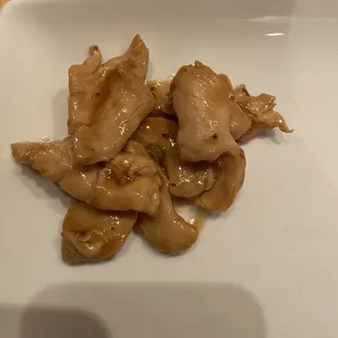 Total amount of chicken in my Szechwan chicken for $14.95.