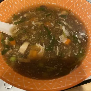 Westlake Beef soup with no flavor-even soy sauce could save the lack of taste. It should be called Water soup.