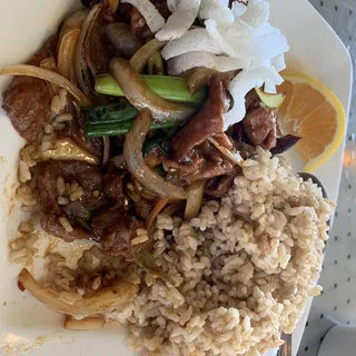 Mongolian Lamb Lunch Special