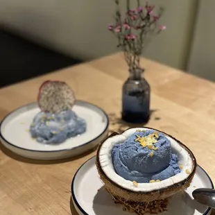 Sticky Rice + Coconut Ice Cream