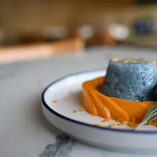 a plate of food on a table