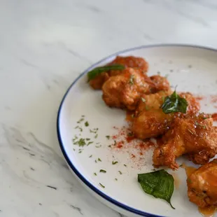 chicken wings and fried chicken, food