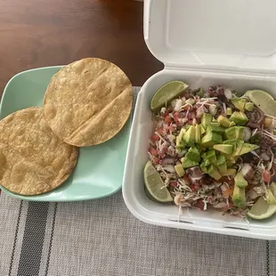Mix ceviche delicious