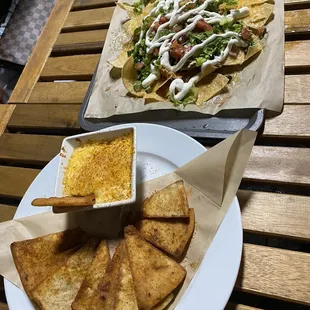 Crab dip &amp; Sheet Nachos