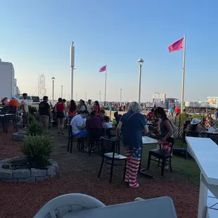 Outdoor seating area