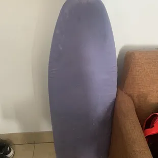 Filthy ironing board.
