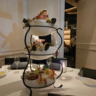 Seafood tower