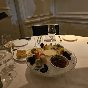 Mussel, clam, and ceviche