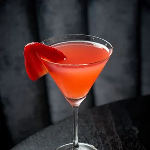 Sakura | Tito's vodka, Junmai-ginjo sake, strawberry.​