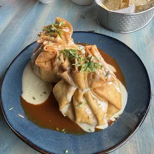 Birria Chimichangas