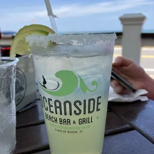 Margarita on the rocks.