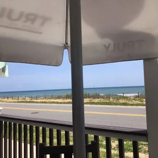 Beautiful view!! The food was amazing. Service was great too. We had fried mushrooms and Buffalo Chicken Wrap.