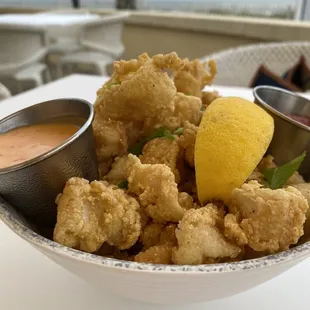 Calamari appetizer