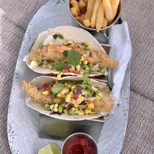 Fresh catch fish tacos