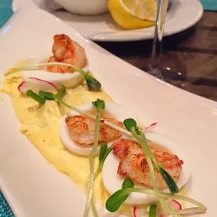 Shrimp Deviled Eggs