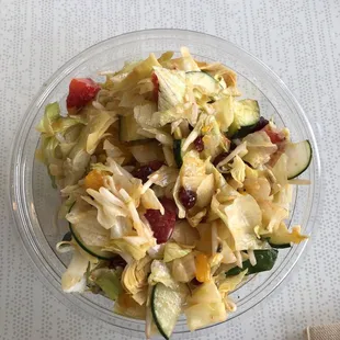 Salad with Spicy Thai sauce
